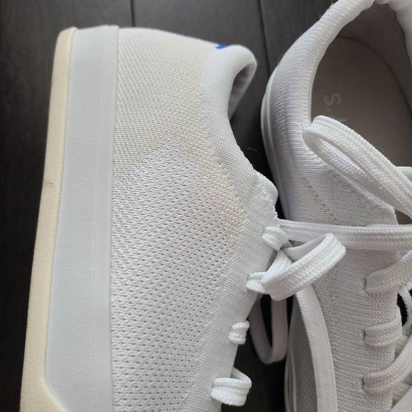 Rothy's White Lace Up Sneaker Women's Size 7.5 - Picture 9 of 16